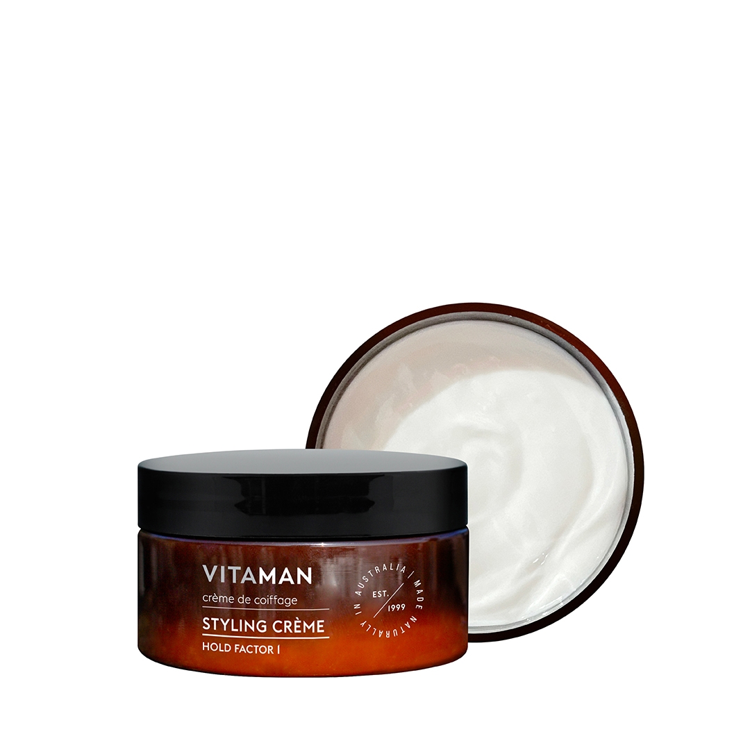 VITAMAN - Natuurlijke Haarstyling Crème Voor Mannen 100gr - Afbeelding 2