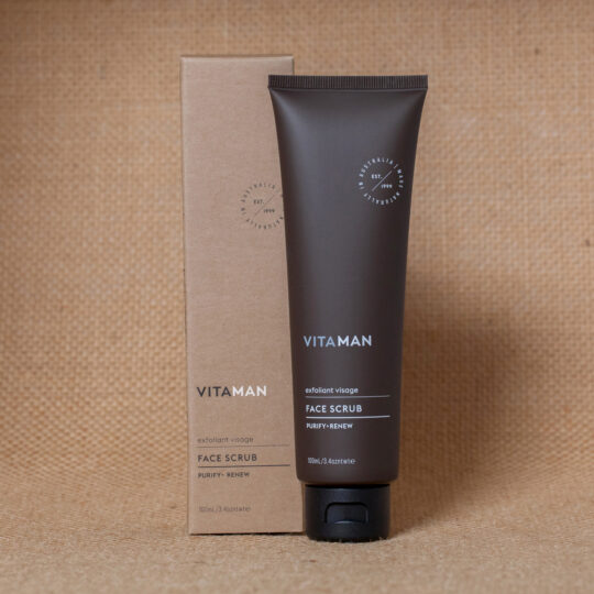 VITAMAN - Natuurlijke Gezichtsscrub Voor Mannen 100ml