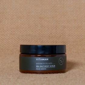 VITAMAN - Natuurlijke Zeezout Body Scrub Voor Mannen 300gr