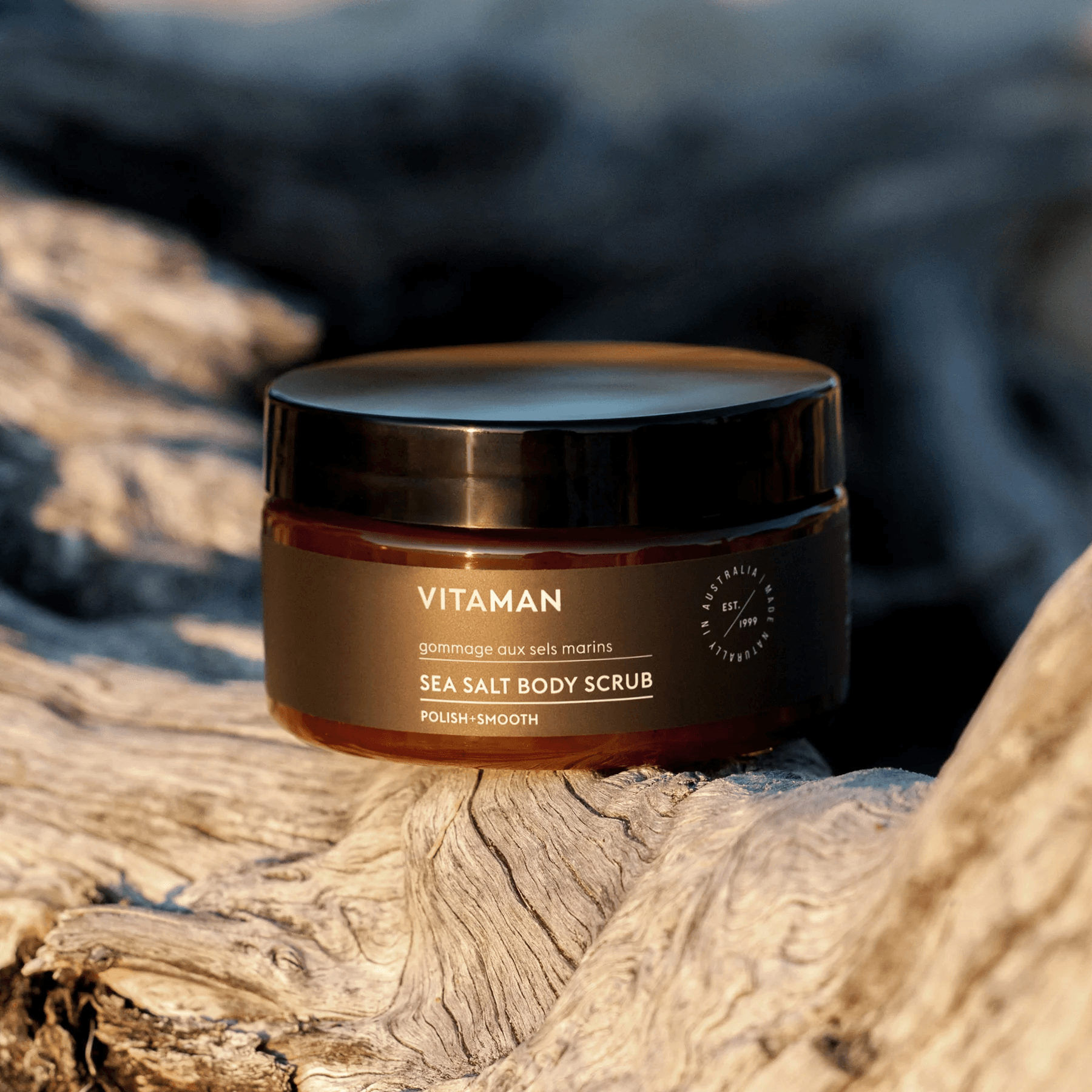 VITAMAN - Natuurlijke Zeezout Body Scrub Voor Mannen 300gr - Afbeelding 6