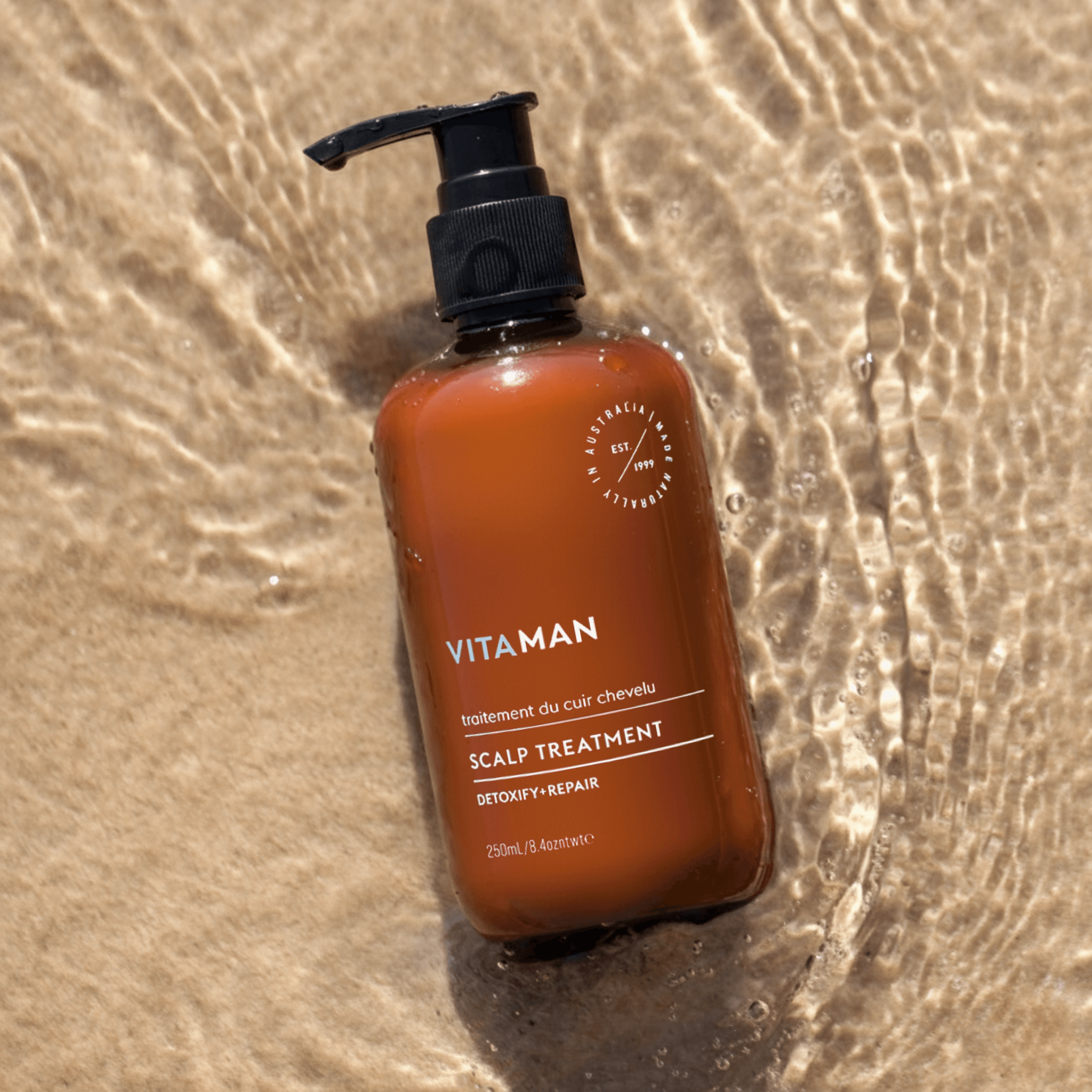 VITAMAN - Natuurlijke Hoofdhuid Behandeling Voor Mannen 250ml - Afbeelding 4