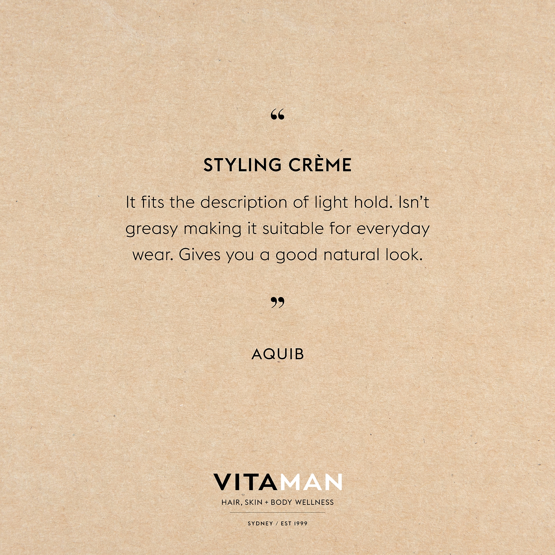 VITAMAN - Natuurlijke Haarstyling Crème Voor Mannen 100gr - Afbeelding 6